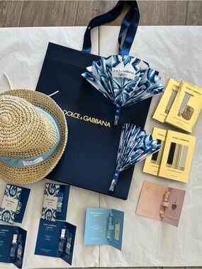 Dolce & Gabbana Blue and Beige Gift Set